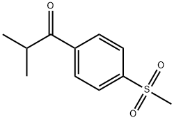2-Methyl-1-[4-(Methylsulfonyl)phenyl]-1-propanone Structure