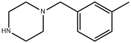 1-[(3-メチルフェニル)メチル]ピペラジン 化学構造式