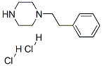 1-苯乙基哌嗪二盐酸盐, 5321-62-0, 结构式