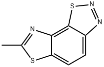 Thiazolo[5,4-g]-1,2,3-benzothiadiazole, 7-methyl- (7CI,8CI) Struktur