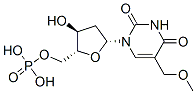 5-methoxymethyl-2'-deoxyuridine-5'-monophosphate Struktur