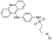 N-[4-(acridin-9-ylamino)phenyl]propane-1-sulfonamide hydrochloride Struktur