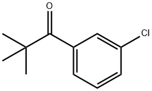 3'-クロロ-2,2-ジメチルプロピオフェノン 化学構造式