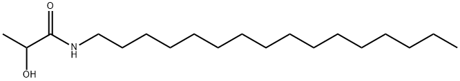 N-hexadecyl-2-hydroxy-propanamide 结构式