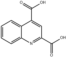 キノリン-2,4-ジカルボン酸 化学構造式