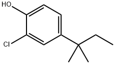 2-氯-4-叔戊基苯酚,5323-65-9,结构式