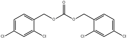 Carbonic acid bis(2,4-dichlorobenzyl) ester Struktur