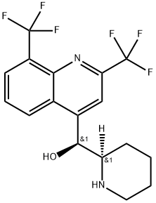メフロキン 化学構造式