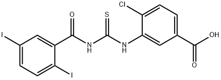 532386-11-1 4-CHLORO-3-[[[(2,5-DIIODOBENZOYL)AMINO]THIOXOMETHYL]AMINO]-BENZOIC ACID