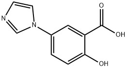 2-HYDROXY-5-IMIDAZOL-1-YL-BENZOIC ACID Structure