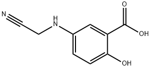 Benzoic acid, 5-[(cyanomethyl)amino]-2-hydroxy- (9CI) Struktur