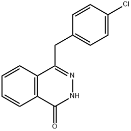 4-(4-クロロフェニルメチル)フタラジン-1(2H)-オン 化学構造式