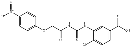 4-CHLORO-3-[[[[(4-NITROPHENOXY)ACETYL]AMINO]THIOXOMETHYL]AMINO]-BENZOIC ACID|