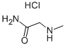 2-(メチルアミノ)アセトアミド塩酸塩 化学構造式