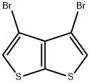 3,4-ジブロモチエノ[2,3-b]チオフェン 化学構造式