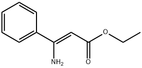 (2Z)-3-Amino-3-phenyl-2-propenoic acid ethyl ester Struktur