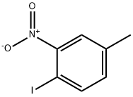 1-ヨード-2-ニトロ-4-メチルベンゼン 化学構造式