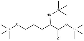 L-Norvaline, N-(trimethylsilyl)-5-[(trimethylsilyl)oxy]-, trimethylsil yl ester|
