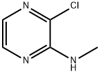 3-クロロ-N-メチル-2-ピラジンアミン 化学構造式