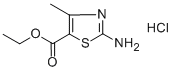 ETHYL 2-AMINO-4-METHYL-1,3-THIAZOLE-5-CARBOXYLATE HYDROCHLORIDE Structure