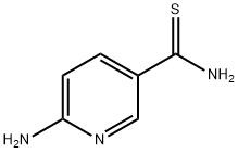 2-アミノピリジン-5-チオカルボキサミド 化学構造式