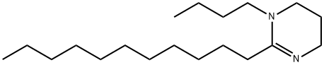 1-Butyl-1,4,5,6-tetrahydro-2-undecylpyrimidine Struktur