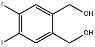 (2-HYDROXYMETHYL-4,5-DIIODO-PHENYL)-METHANOL Struktur