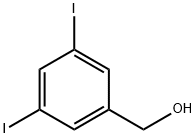 3,5-二碘苯甲醇,53279-79-1,结构式