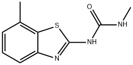 Urea, N-methyl-N-(7-methyl-2-benzothiazolyl)- (9CI) Struktur