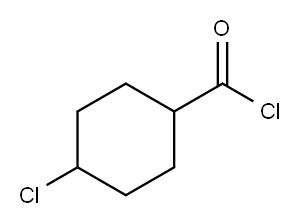 Cyclohexanecarbonyl chloride, 4-chloro- (9CI) Structure