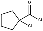 Cyclopentanecarbonyl chloride, 1-chloro- (9CI) Struktur