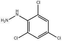 2,4,6-トリクロロフェニルヒドラジン 化学構造式