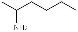 ヘキサン-2-アミン 化学構造式