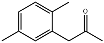 2,5-ジメチルフェニルアセトン 化学構造式