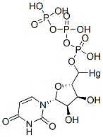 5'-mercuriuridine triphosphate Struktur