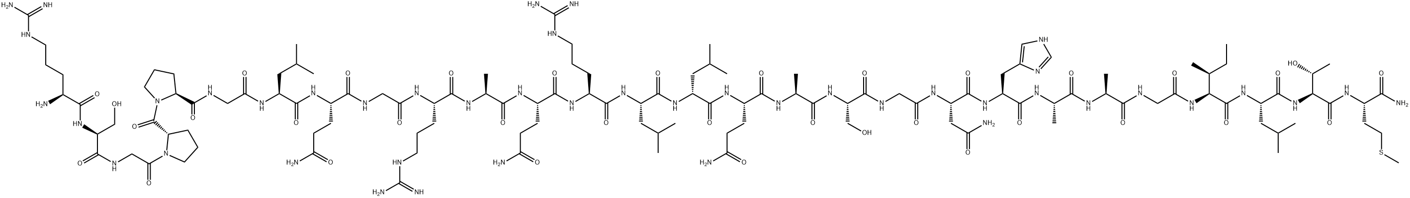 [ALA11,D-LEU15]-オレキシンB 化学構造式