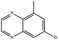 7-溴-5-甲基喹喔啉 结构式