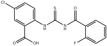 532938-57-1 5-CHLORO-2-[[[(2-FLUOROBENZOYL)AMINO]THIOXOMETHYL]AMINO]-BENZOIC ACID