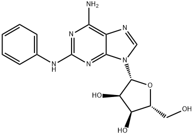 2-苯基氨基腺苷,53296-10-9,结构式