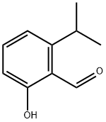 Benzaldehyde, 2-hydroxy-6-(1-methylethyl)- (9CI) 化学構造式