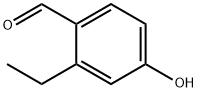 Benzaldehyde, 2-ethyl-4-hydroxy- (9CI) Struktur
