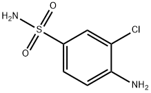 2-クロロ-4-スルファモイルアニリン 化学構造式