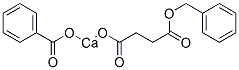 Benzoyloxy[[3-(benzyloxycarbonyl)propionyl]oxy]calcium Struktur