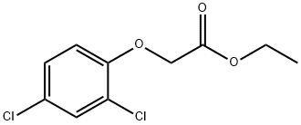 (2,4-ジクロロフェノキシ)酢酸エチル 化学構造式