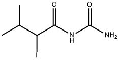 N-(Aminocarbonyl)-2-iodo-3-methylbutanamide Structure