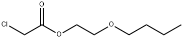 クロロ酢酸2-ブトキシエチル 化学構造式