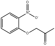 1-(2-ニトロフェノキシ)アセトン 化学構造式