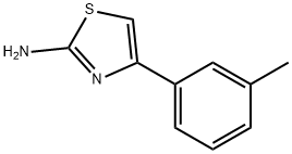 4-M-TOLYL-THIAZOL-2-YLAMINE 化学構造式