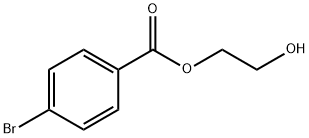 Benzoic acid, 4-broMo-, 2-hydroxyethyl ester 结构式
