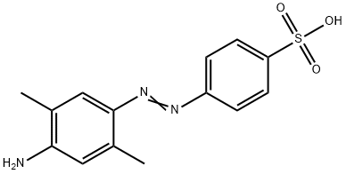 p-[(4-amino-2,5-xylyl)azo]benzenesulphonic acid Structure